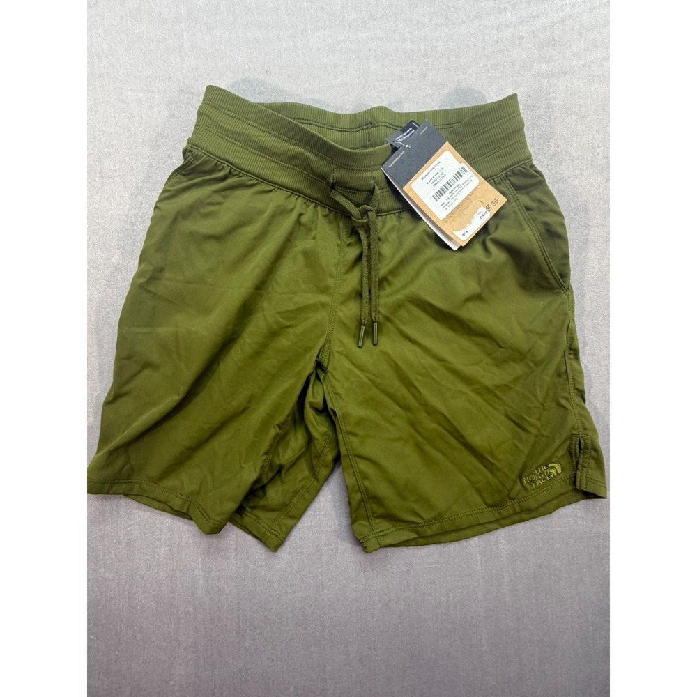 New The North Face Women's Aphrodite Motion Bermuda Shorts Forest Green Size SM